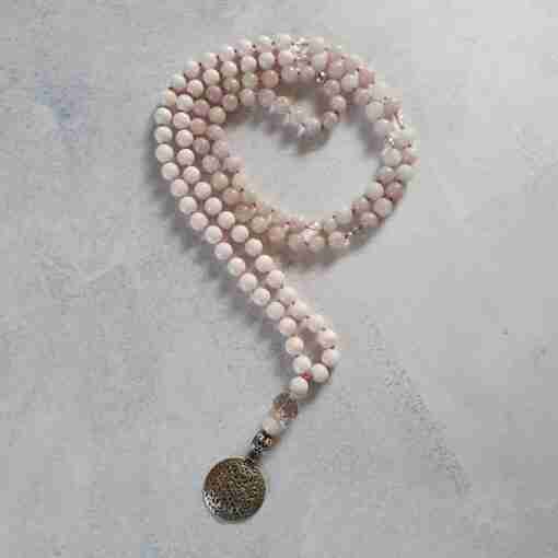 Manganocalcit-Rosenquarz-Mala