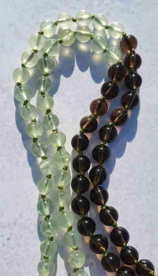 Milchquarz-Prehnit-Rauchquarz-Mala – Bild 6
