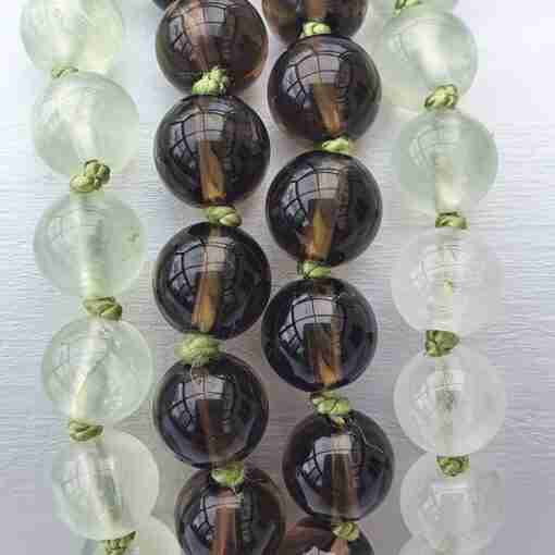 Milchquarz-Prehnit-Rauchquarz-Mala – Bild 11