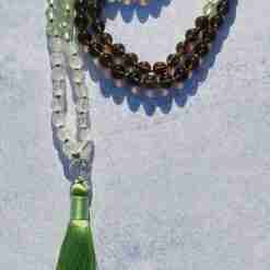 Milchquarz-Prehnit-Rauchquarz-Mala