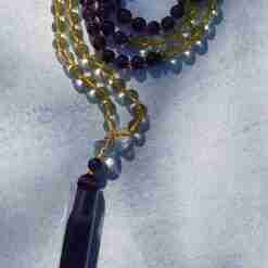 Amethyst-Citrin-Mala