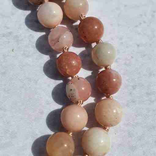 Rosafarbene Opal-Mala – Bild 10