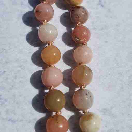 Rosafarbene Opal-Mala – Bild 11