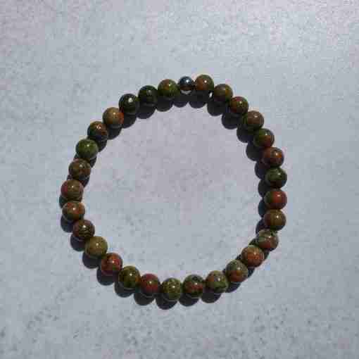 Unakit-Mala mit einem Unakit-Blatt + Armband – Bild 16