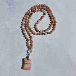 Rosafarbene Opal-Mala