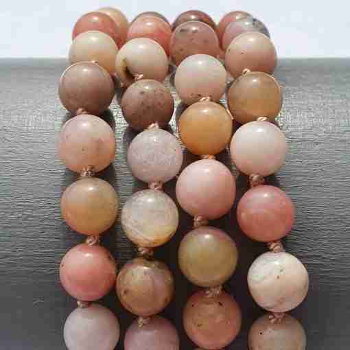 Rosafarbene Opal-Mala – Bild 2
