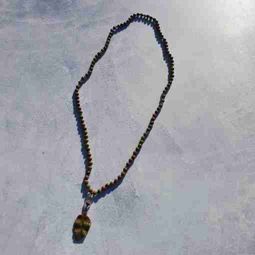 Unakit-Mala mit einem Unakit-Blatt + Armband – Bild 4
