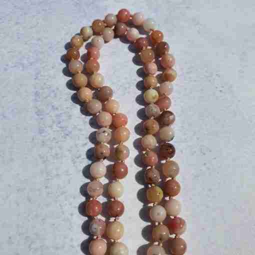 Rosafarbene Opal-Mala – Bild 7