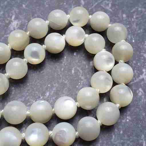 Perlmutt-Abalone-Mala + Armband – Bild 10