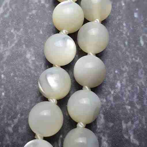 Perlmutt-Abalone-Mala + Armband – Bild 12