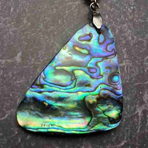 Perlmutt-Abalone-Mala + Armband – Bild 7