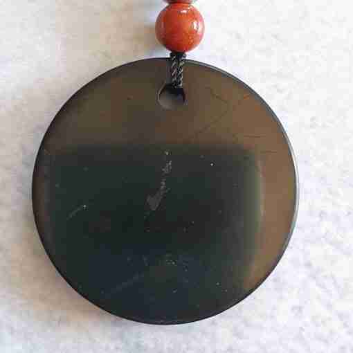 Rote Jaspis-Schungit-Mala (1) – Bild 8