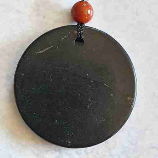 Rote Jaspis-Schungit-Mala (2) – Bild 8