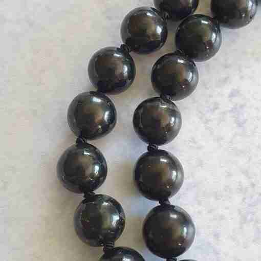 Rote Jaspis-Schungit-Mala (2) – Bild 10