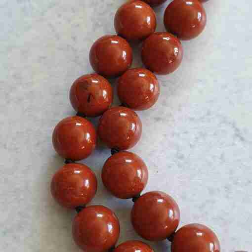 Rote Jaspis-Schungit-Mala (1) – Bild 10