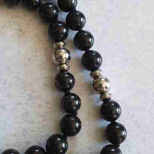 Schungit-Mala (1) – Bild 11