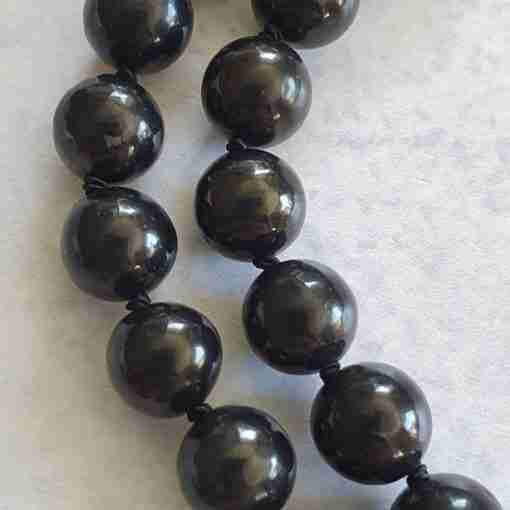 Rote Jaspis-Schungit-Mala (1) – Bild 12