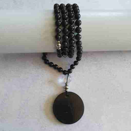Schungit-Mala (1) – Bild 13
