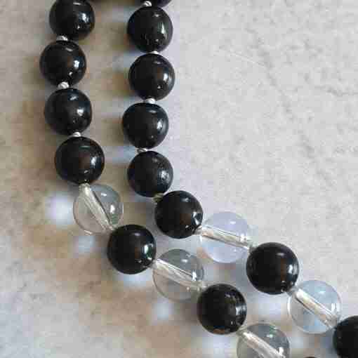 Bergkristall-Schungit-Mala (1) – Bild 16