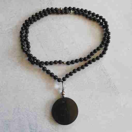 Schungit-Mala (1) – Bild 3