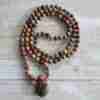 Bunte (polychrome) Jaspis-Mala, matt (1)