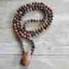 Bunte (polychrome) Jaspis-Mala, matt (2)