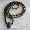 Matte Obsidian-Pyrit-Mala (2)