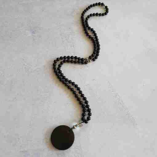 Schungit-Mala (1) – Bild 4