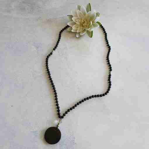 Schungit-Mala (1) – Bild 5