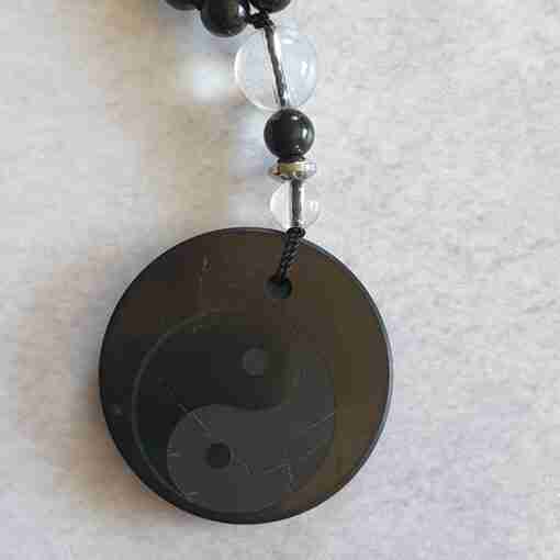Bergkristall-Schungit-Mala (2) – Bild 6