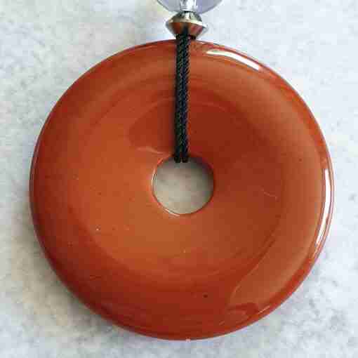 Rote Jaspis-Schungit-Mala (1) – Bild 7