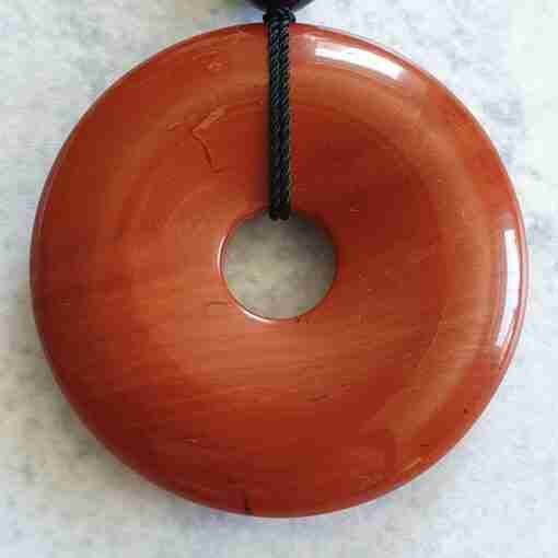 Rote Jaspis-Schneequarz-Schungit-Mala (1) – Bild 7