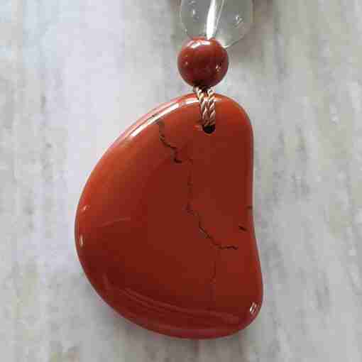 Rote Jaspis-Mala (1) – Bild 8