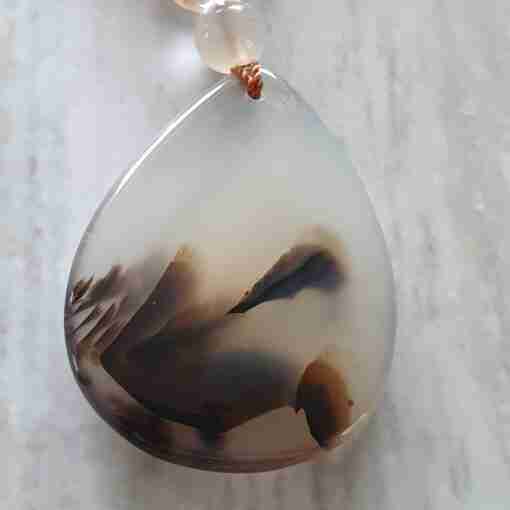 "Montana Achat" (Chalcedon) -Mala – Bild 8