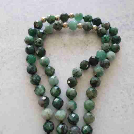 Smaragd-Mala, facettiert – Bild 9