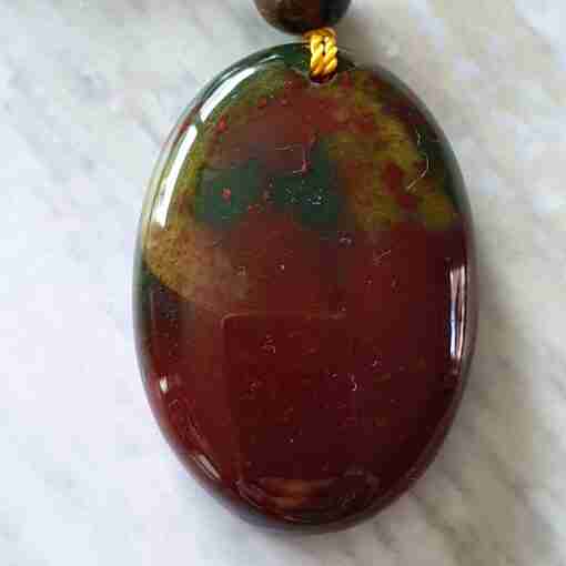Heliotrop-Mala (3) + Armband – Bild 9