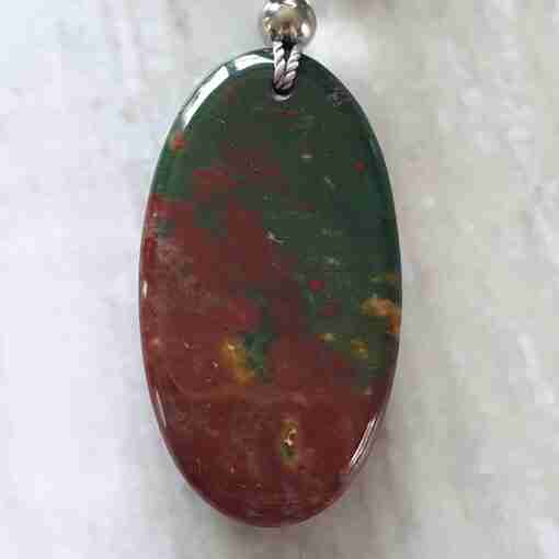Heliotrop-Mala (4) + Armband – Bild 10