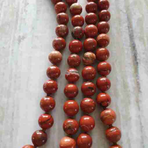 Rote Jaspis-Mala (1) – Bild 11