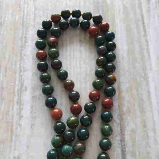 Heliotrop-Mala (3) + Armband – Bild 11