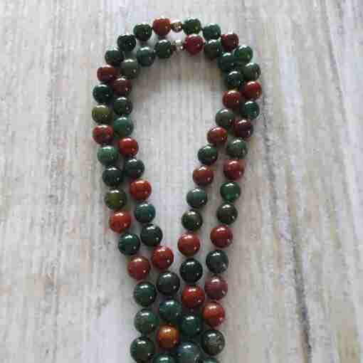 Heliotrop-Mala (4) + Armband – Bild 11