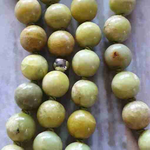 Peridot (Olivin) -Mala – Bild 2