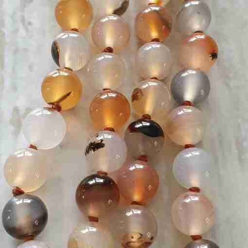 "Montana Achat" (Chalcedon) -Mala – Bild 2
