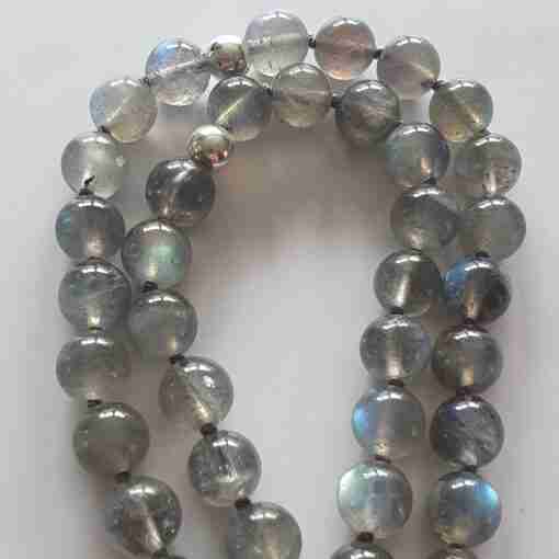 Labradorit-Mala (2) mit Armband – Bild 13