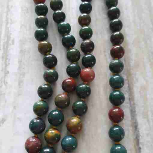 Heliotrop-Mala (3) + Armband – Bild 13
