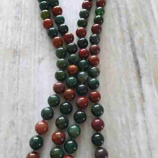 Heliotrop-Mala (4) + Armband – Bild 13