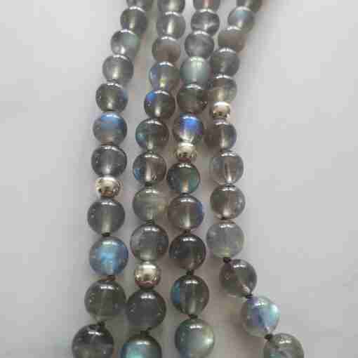 Labradorit-Mala (2) mit Armband – Bild 14