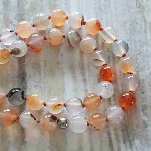 "Montana Achat" (Chalcedon) -Mala – Bild 13