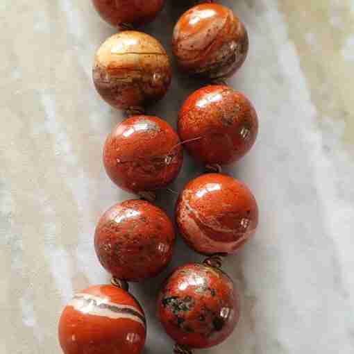 Rote Jaspis-Mala (1) – Bild 15
