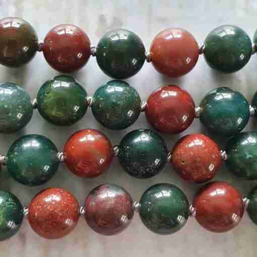 Heliotrop-Mala (4) + Armband – Bild 16