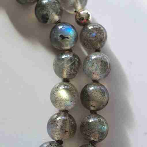 Labradorit-Mala (3) mit Labradorit-Navette – Bild 17